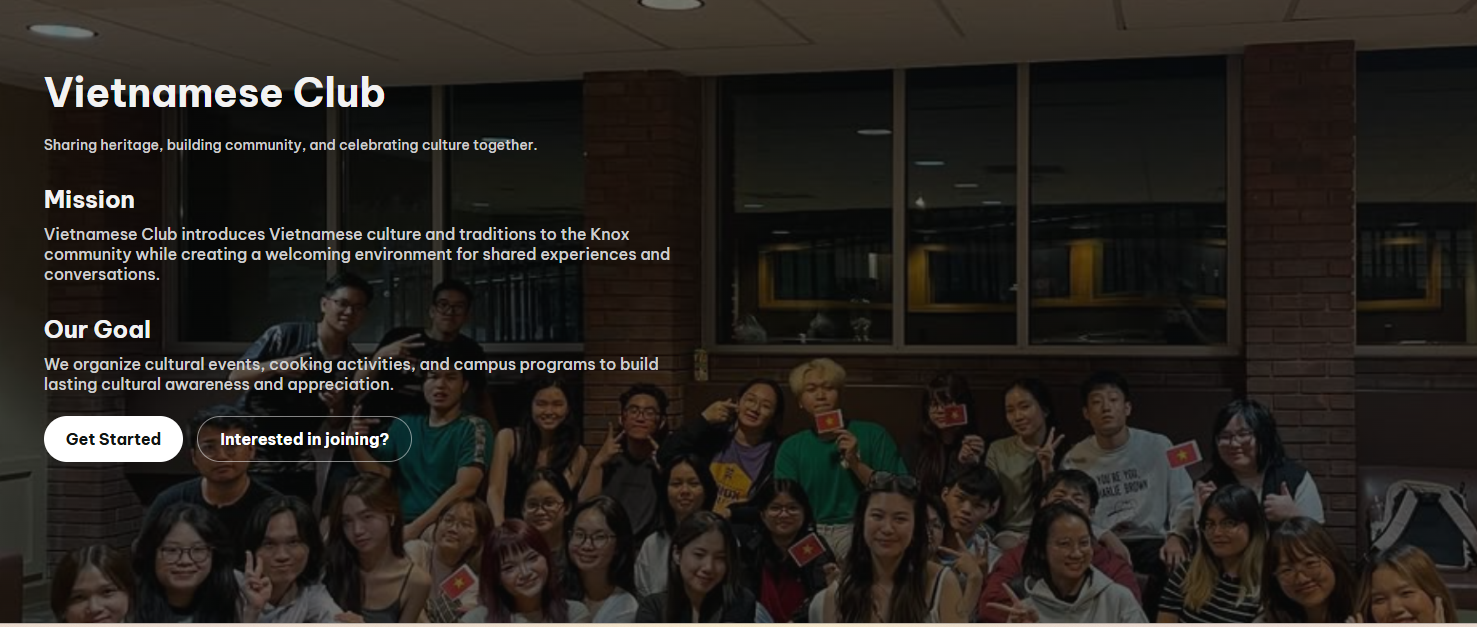 Vietnamese Club Website preview